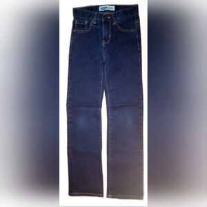 NWOT Old Navy Girls Jeans Size 10 Slim Bootcut Built-In Flex Dark Wash Denim